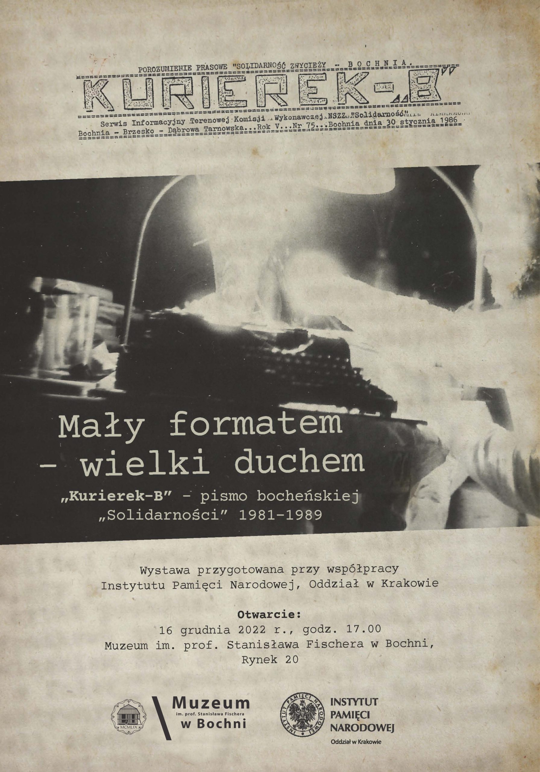 Mały formatem – wielki duchem „Kurierek-B” – pismo bocheńskiej „Solidarności” 1981-1989