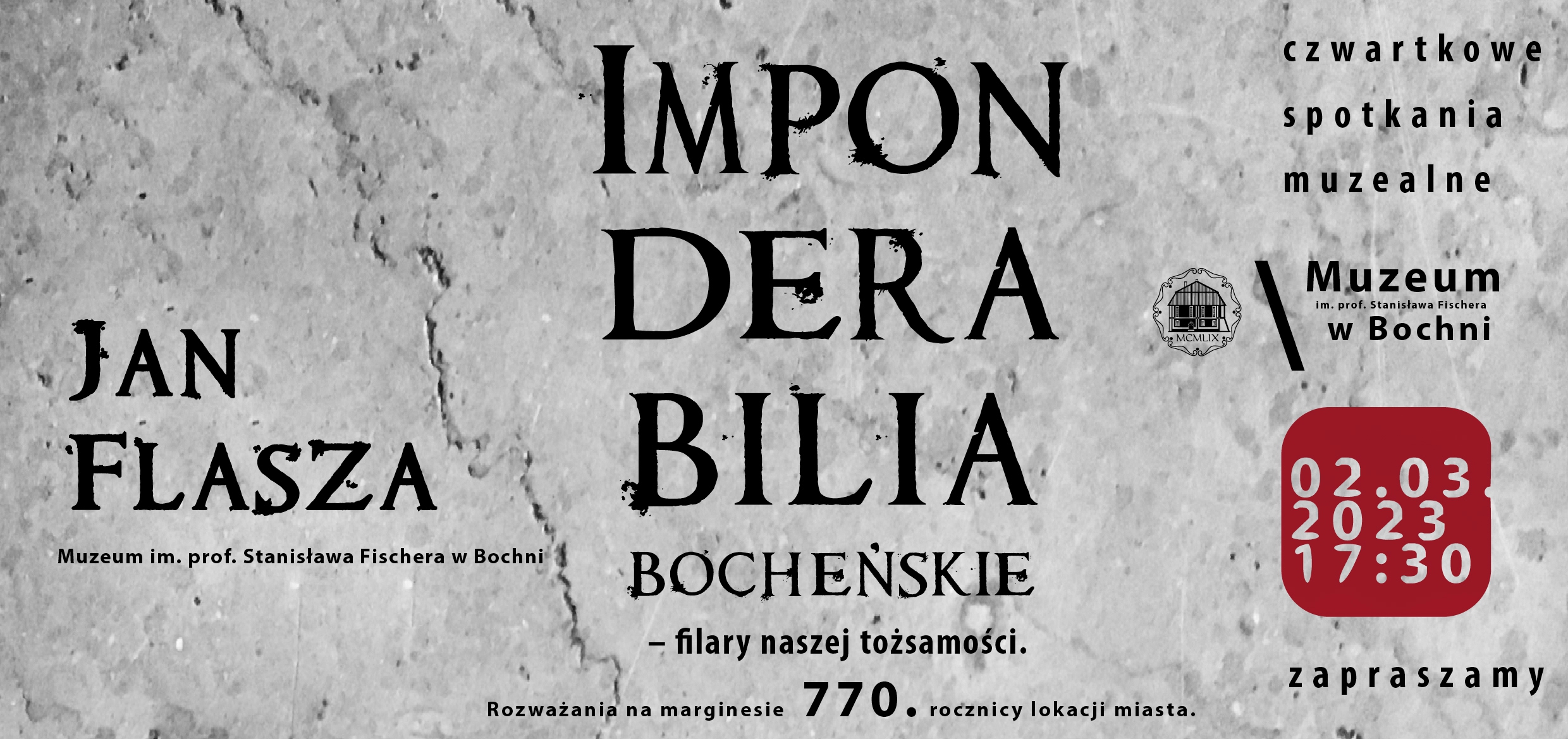 Imponderabilia bocheńskie – filary naszej tożsamości.