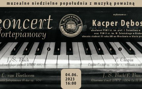 Koncert fortepianowy w wykonaniu Kacpra Dębosza