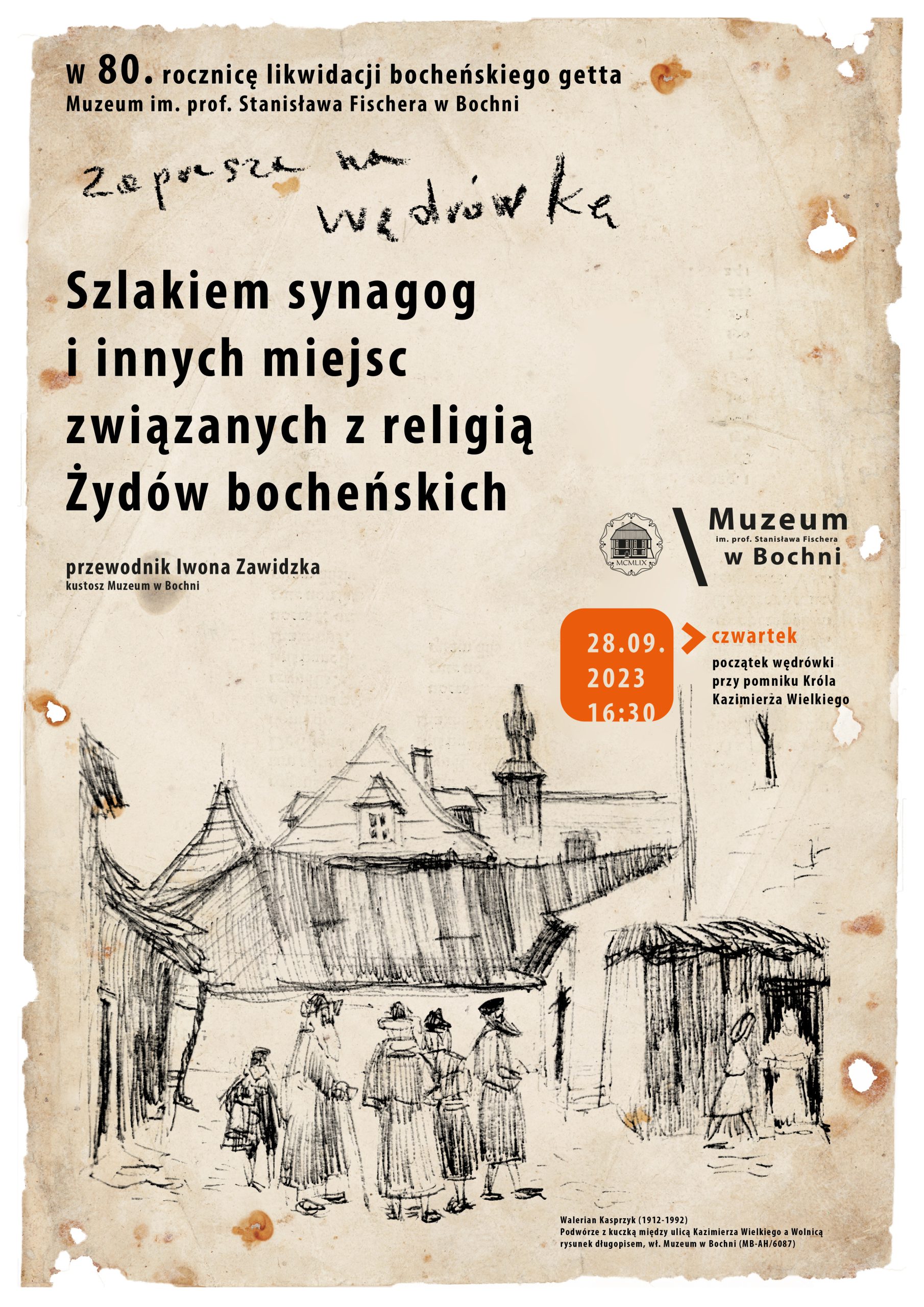 Szlakiem synagog i innych miejsc związanych z religią Żydów bocheńskich